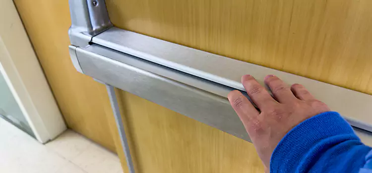 Installing a Push Bar on a Door El Dorado